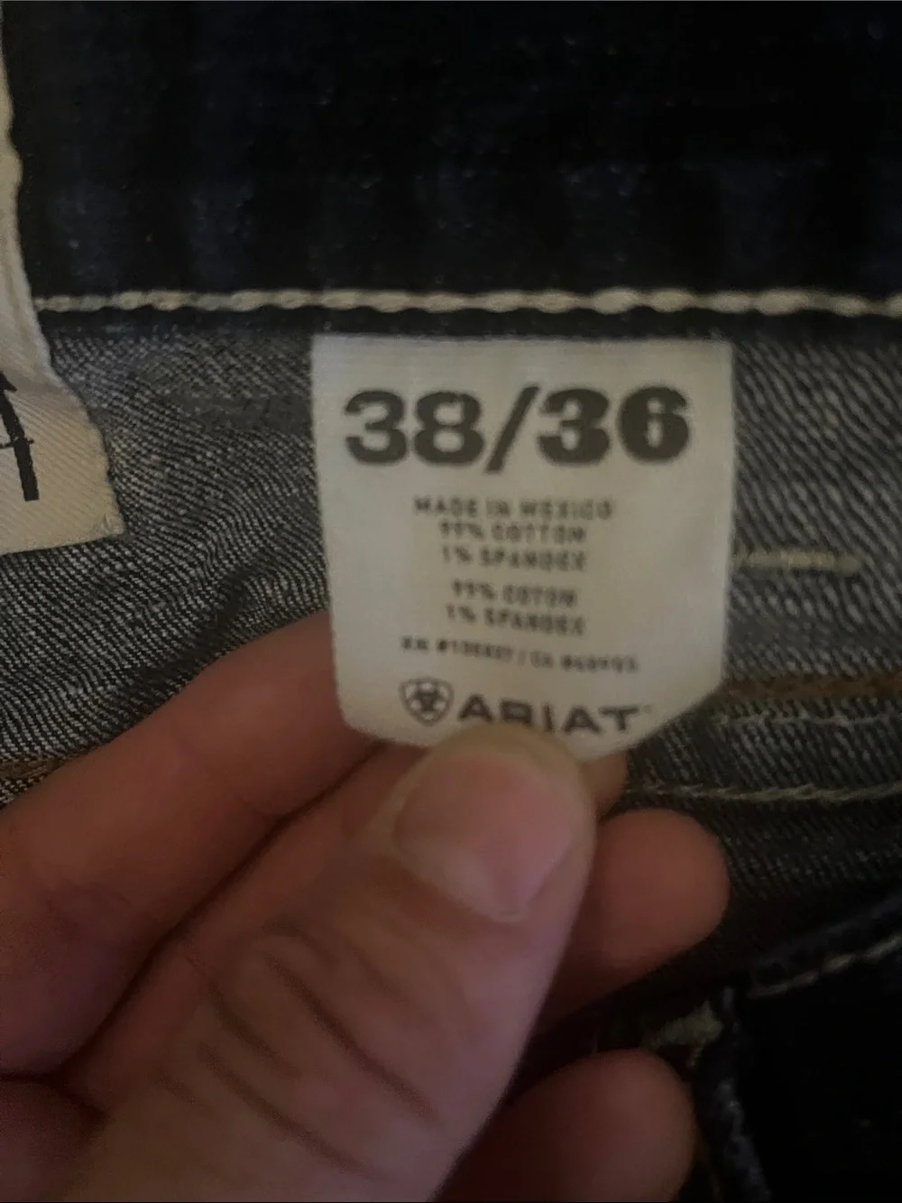 Ariat Men's Dark Blue Flare Jeans 38/36
